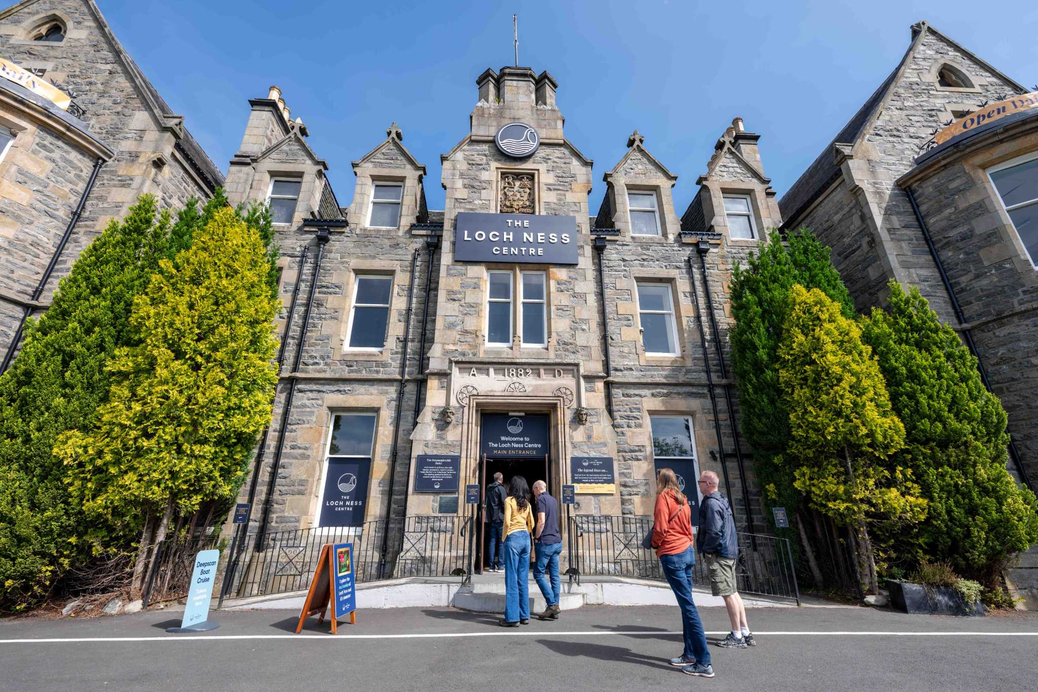 Front of Loch Ness Centre building