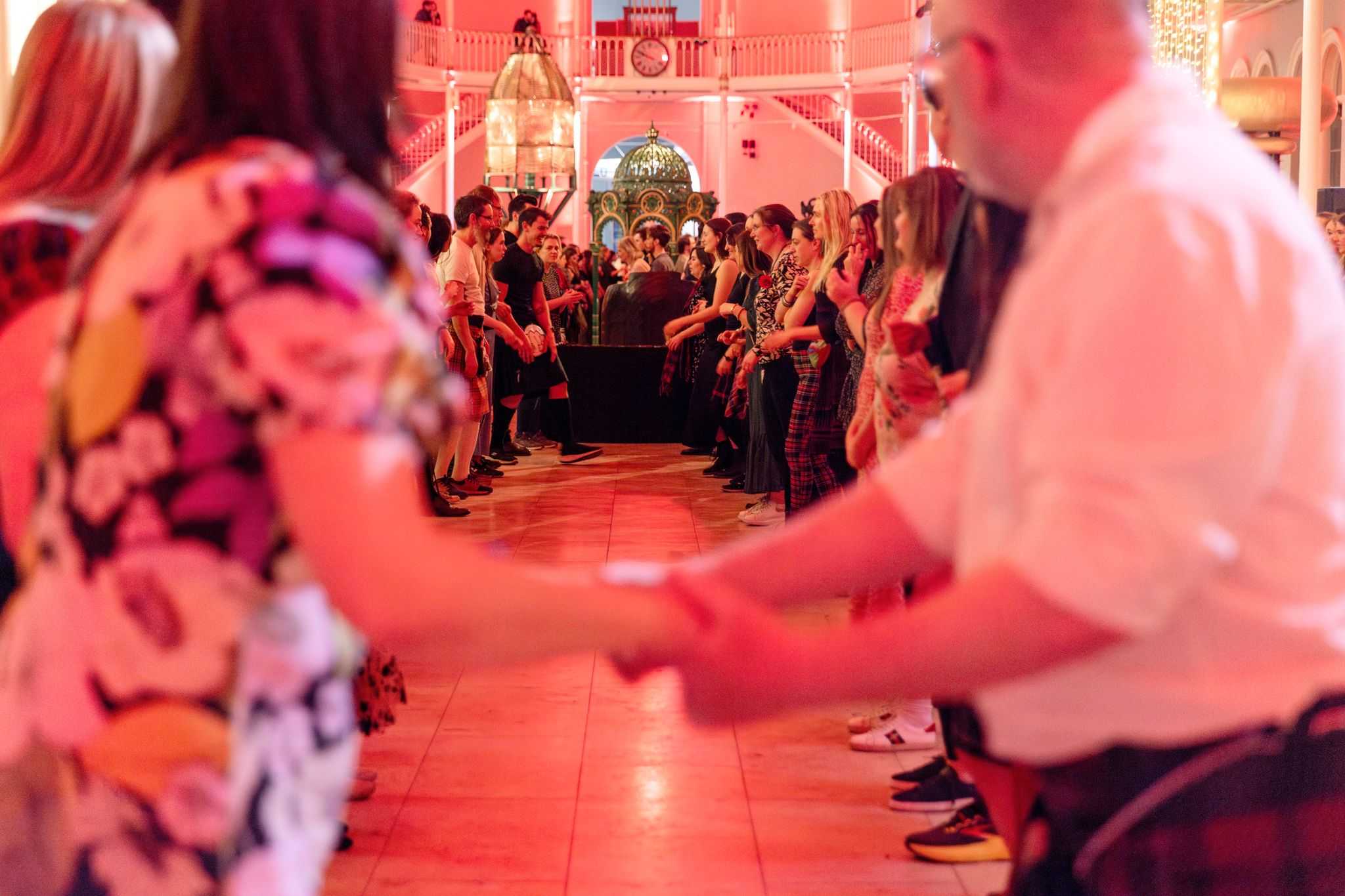 People enjoying ceilidh