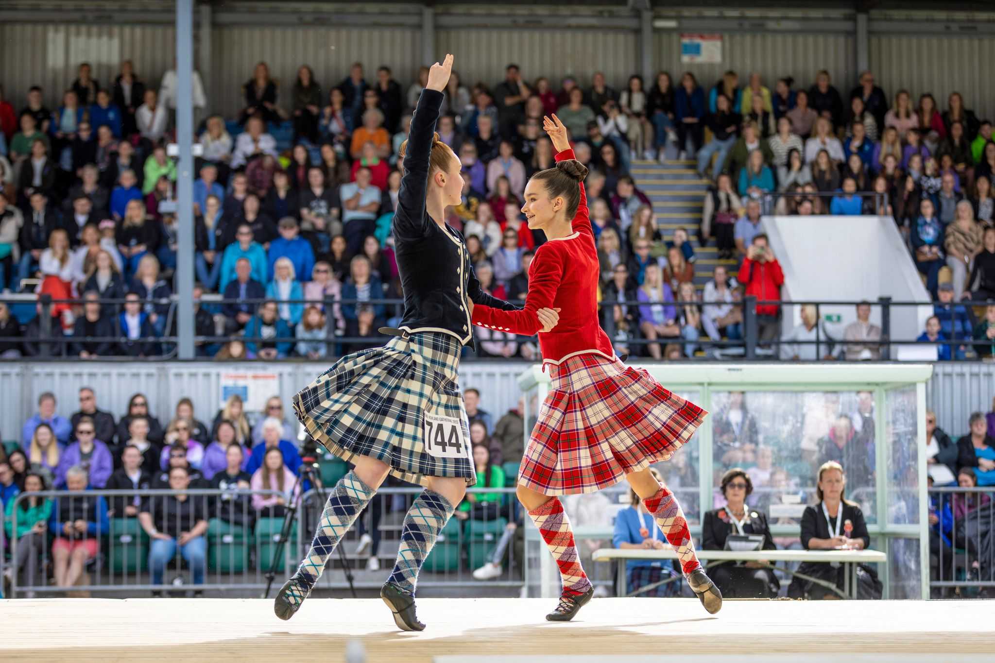 Women Highland dancing