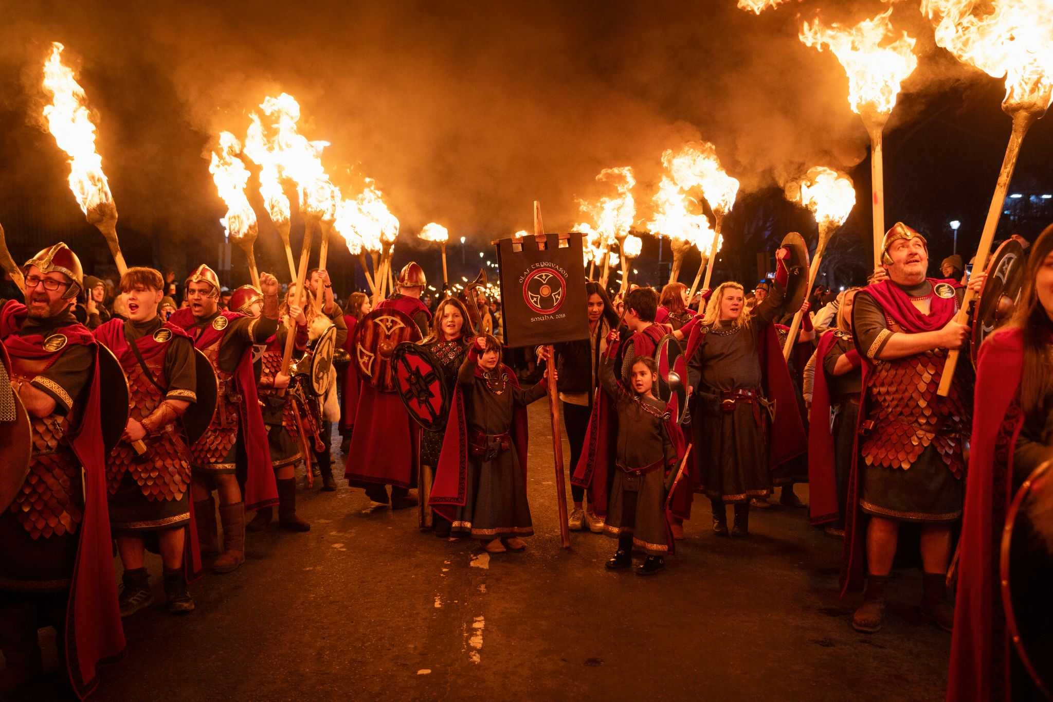 Torchlight procession