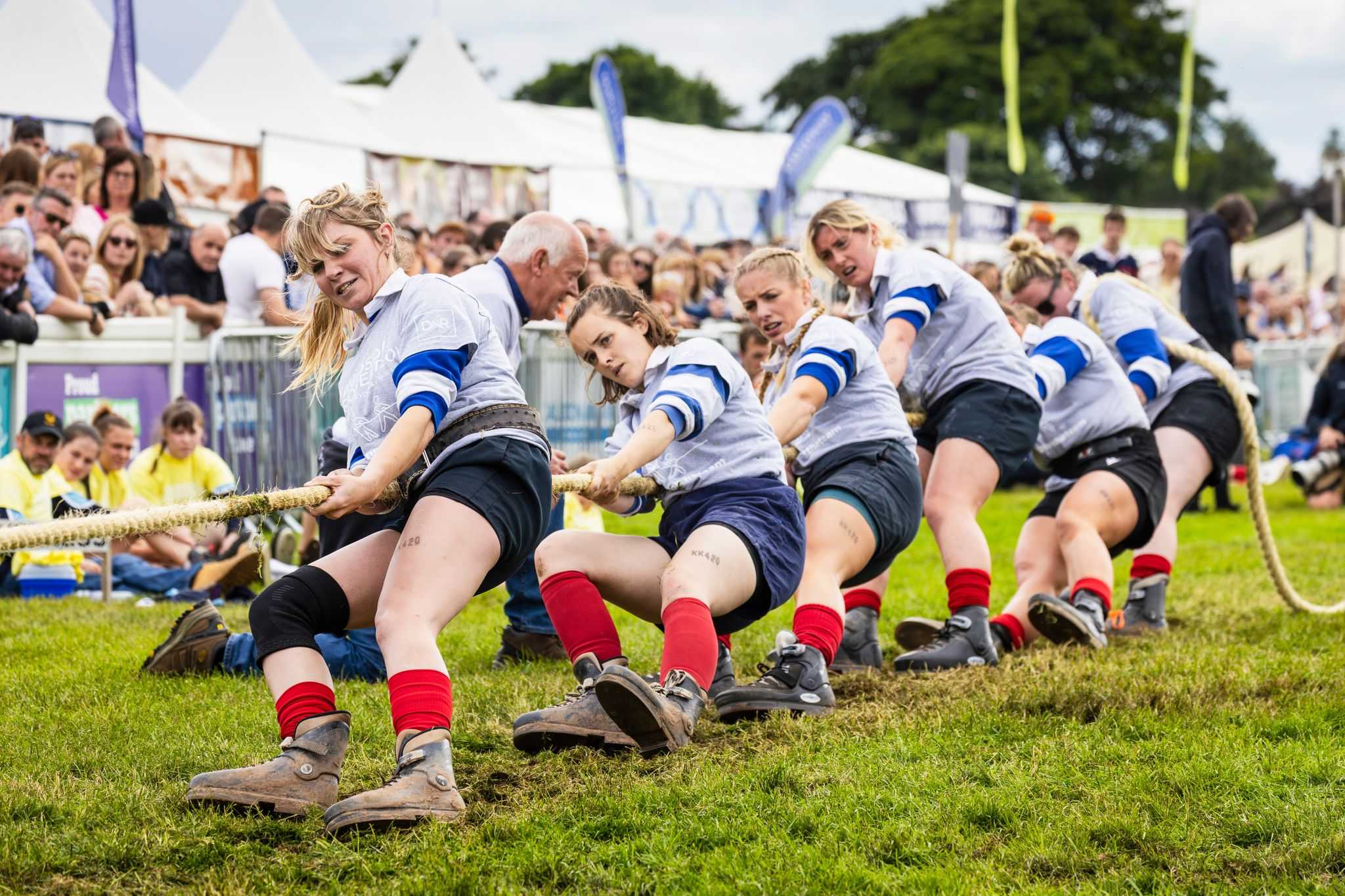 Tug of war team