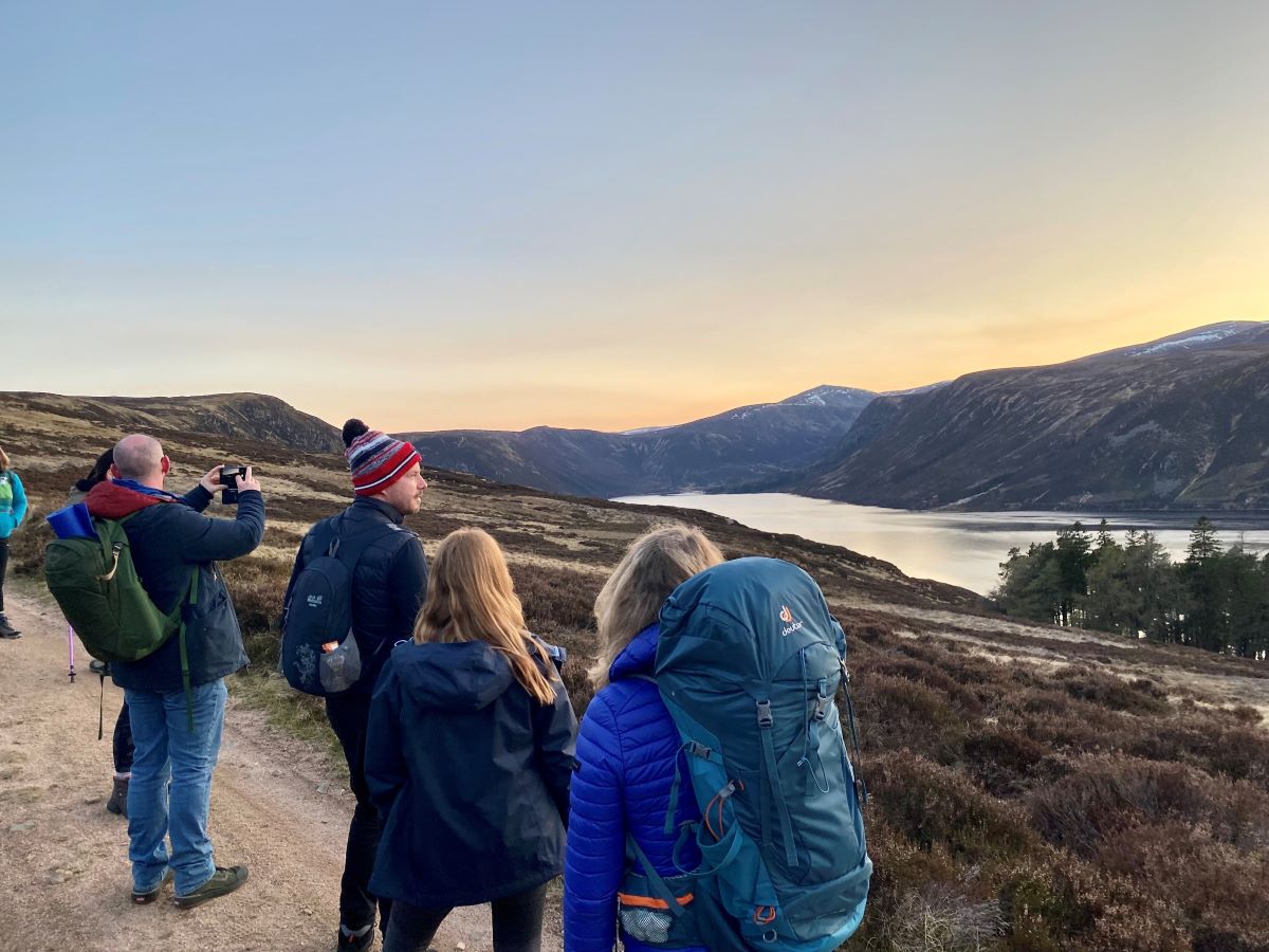 Visitors on Hillgoers tour