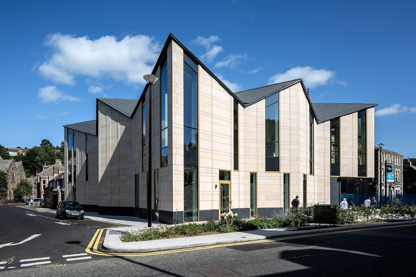 Outside view of Great Tapestry of Scotland building