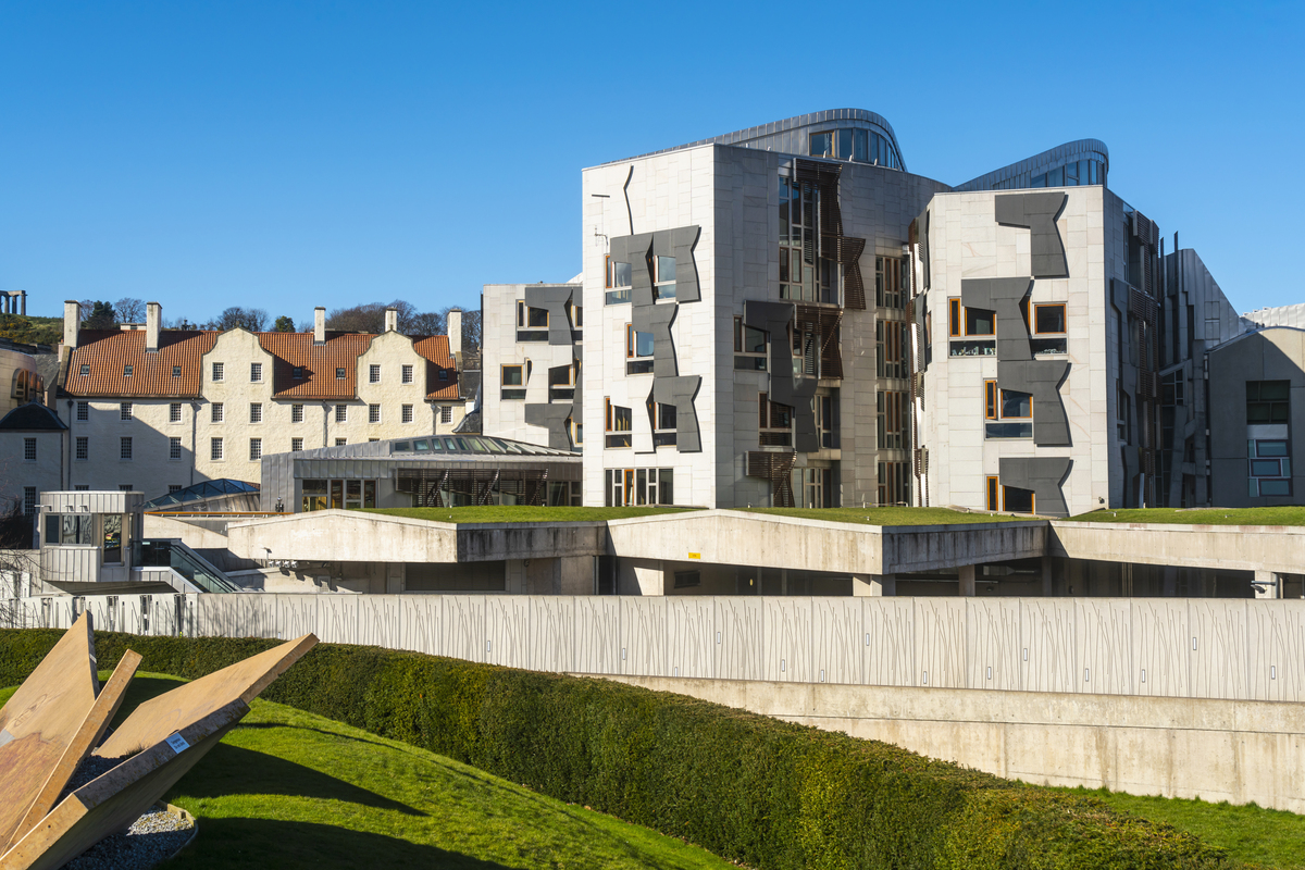 The Scottish Parliament building